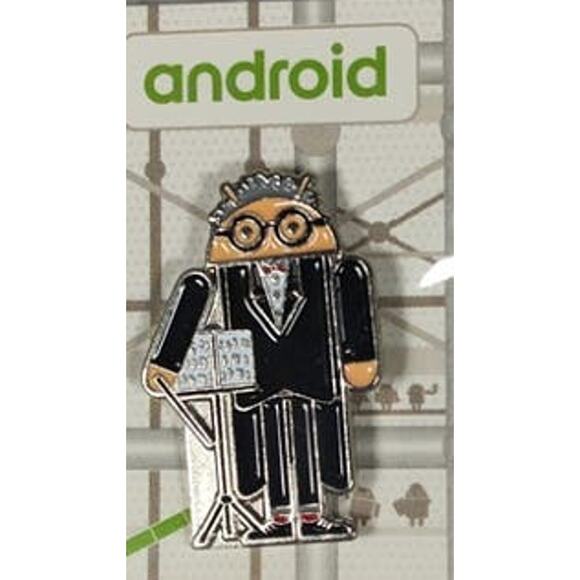 2018 Google Android MWC Limited Edition Pin Music Musical Concert Conductor - Picture 1 of 3